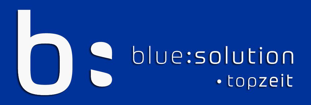 blue:solution topzeit logo