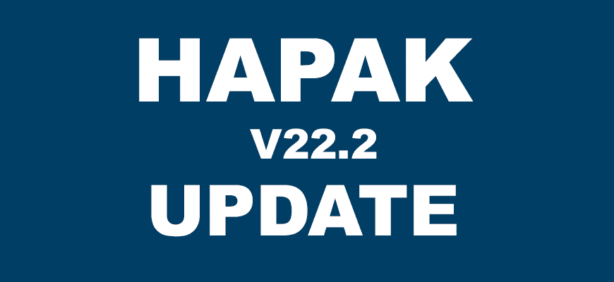 HAPAK Update V22.2