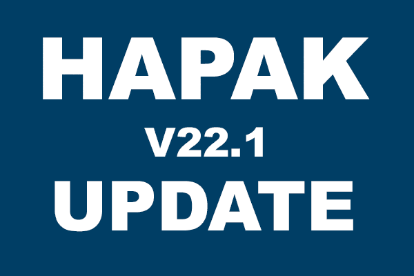 HAPAK Version 22.1